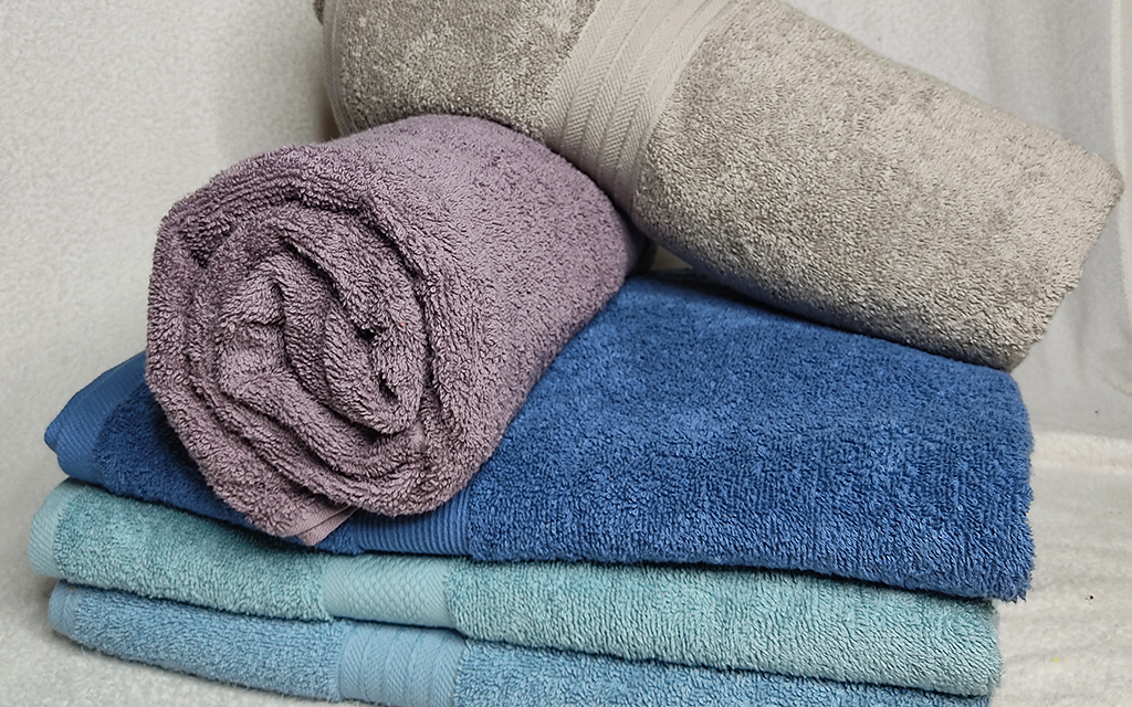Overfox 100% Cotton Bath Towels Clearance Prime, Towels Beach Towels, Hand Towels for Bathroom, Bath Towel, Size: 13.38 x 29.7, Blue